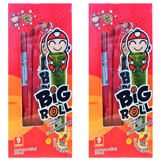 TAO KAE NOI 小老板 海苔棒棒捲 辣香味 9入, 27g, 2盒