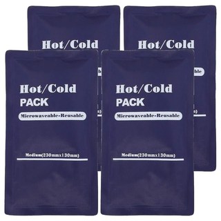 小麥購物 冰敷熱敷袋 Y615 22.8 x 12.7cm 203g 4個, 1組