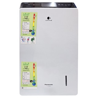 Panasonic 空氣清淨變頻除濕機 18L 白色 20kg 1台, F-YV36MH