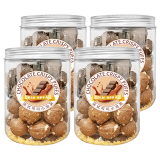 DIN OPPA 法式可可小泡芙, 80g, 4罐