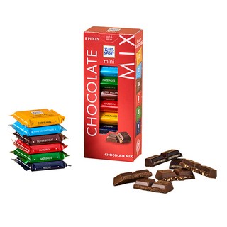 Ritter Sport 迷你組合巧克力 8入組, 133g, 1盒
