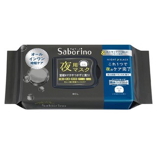 BCL Saborino 晚安面膜 保濕調理, 32片, 1組
