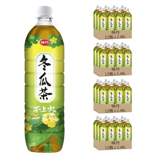 味丹 冬瓜茶, 1.48L, 48瓶
