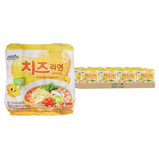 paldo 八道 起司拉麵, 瑞士起司香濃，麵條勁道，香氣四溢，微辣湯頭，口感豐富, 32包