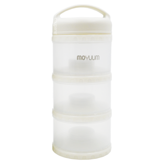 MOYUUM 三層奶粉盒, 灰白色, 2個
