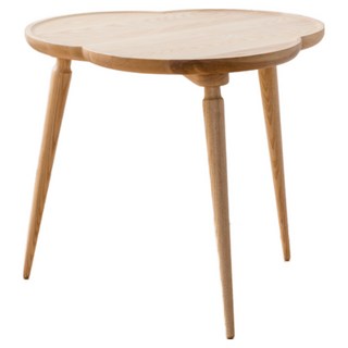 KUIBAO 快豹生活 cloud北歐實木雲邊几, 1入, 原木小號, 原木色