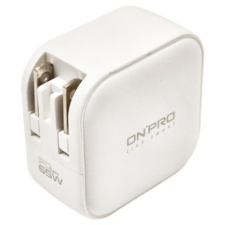 ONPRO GaN 超急速充電器 UC-GAN65W pro2, 冰雪白, 1個