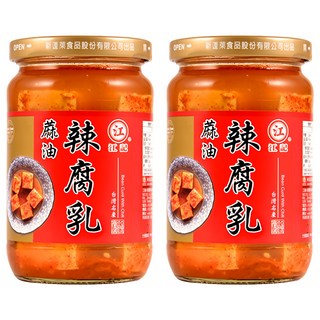 江記 麻油辣腐乳, 320g, 2罐