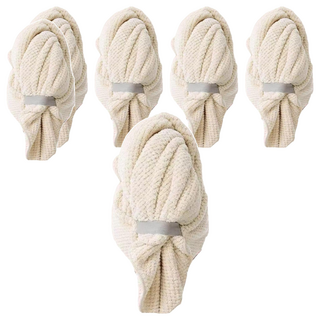 乾髮神器2代 超強力吸水乾髮帽 KDOT-980, 6個, 白色