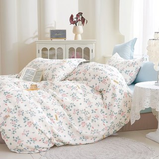 J-bedtime 床寢時光 台灣製100%純棉床包枕套組-s9313m-h