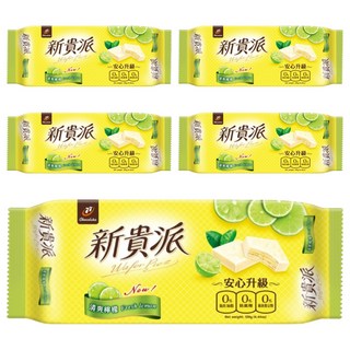 77 新貴派 清爽檸檬 夾心餅乾, 126g, 5包