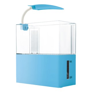 Crabaqua 小螃蟹 五色開放底部過濾缸, 藍色, 1個