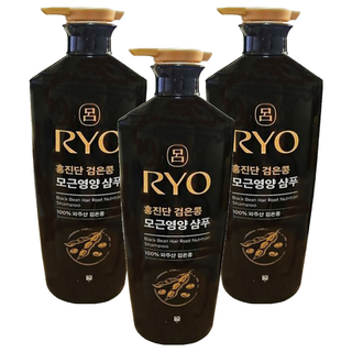RYO 呂 漢方集中修護滋養洗髮精, 820ml, 3瓶