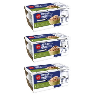 CJ Hetbahn Rice Plan 扁豆糙米飯, 190g, 12個