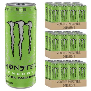 MONSTER ENERGY 魔爪 超越仙境碳酸能量飲料, 355ml, 72罐