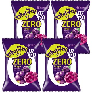 My Gummy Zero無糖葡萄造型風味軟糖, 4包, 54g