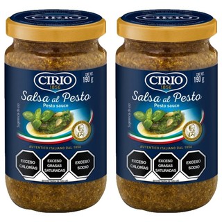 CIRIO 羅勒青醬 - 義大利麵醬, 190g, 2罐