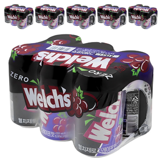 웰치스 제로 그레이프맛, 355ml, 36개