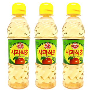 오뚜기 사과식초, 500ml, 3개