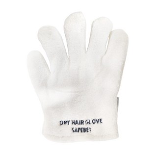 SAFEBET E.City 速乾吸水乾髮手套 白色 1入