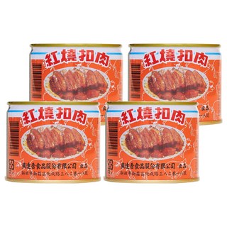 廣達香 紅燒扣肉, 210g, 4罐