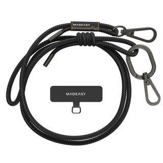 MAGEASY STRAP 掛繩片組, 黑色, 1組