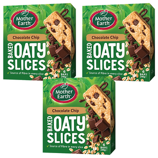 Mother Earth 烘烤燕麥棒 巧克力碎片 6條, 240g, 3盒