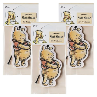 John's Blend 迪士尼維尼系列 小熊維尼 2024 居家香氛片 蜂蜜麝香 3片組, 18g, 1組