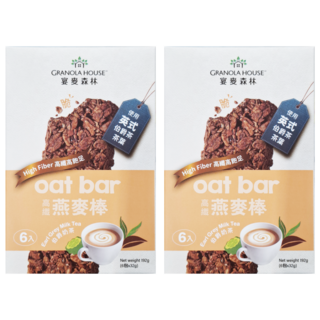 GRANOLA HOUSE 宴麥森林 燕麥棒 伯爵奶茶, 高纖高飽足 6個 Set, 192g, 2盒