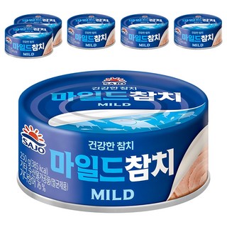 사조 마일드 참치, 250g, 6개