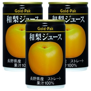 Gold-Pak 和梨原汁, 3個, 160ml