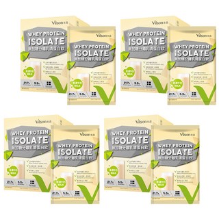 Vilson 米森 無加糖 分離乳清蛋白飲 香濃牛奶 6包, 35g, 4盒
