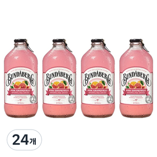분다버그 핑크 그래이프 푸르트, 375ml, 24개