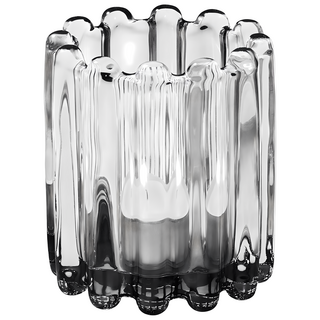 Philippi June 圓柱玻璃燭台, 灰色