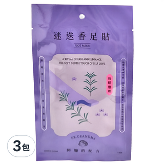 Dr.Grandma 迷迭香足貼 放鬆適用,3包, 2入