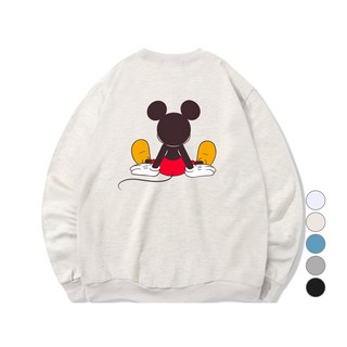 ILLUSO 男女通用迪士尼微笑米奇大學T