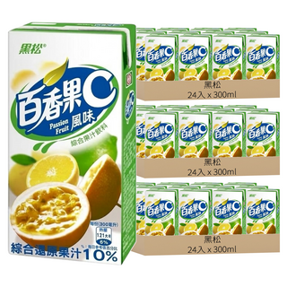 黑松 果汁C系列 百香果, 300ml, 72入