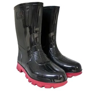 塑鋼頭橡膠雨鞋, 11, 黑色