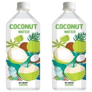椰子水, 2個, 1L