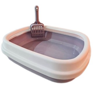 半封閉式貓砂盆, 紫灰色, 1個