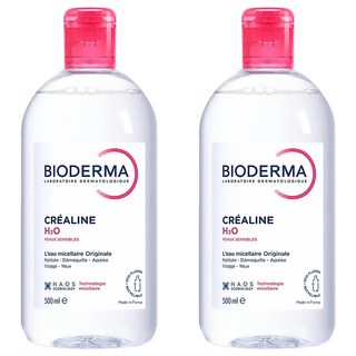 BIODERMA H2O高效潔膚液, 500ml, 2瓶