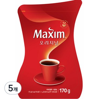 맥심 오리지날, 170g, 1개입, 5개