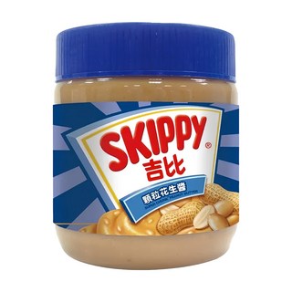 SKIPPY 吉比 顆粒花生醬, 美味營養，健康選擇, 340g, 1罐