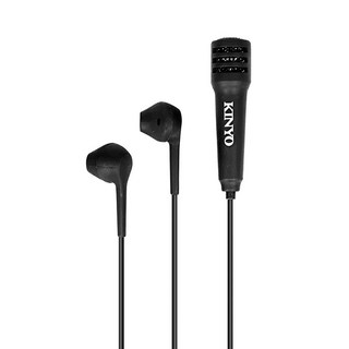 Kinyo 超迷你自嗨神器 耳機88g + 麥克風, IPEM-859, 黑色, 1盒