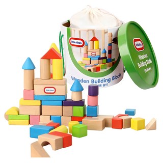 리틀타익스 빌딩블럭 100pcs, 혼합색상, 1개