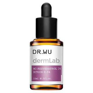 DR.WU 達爾膚 台灣公司貨 3%白藜蘆醇亮白修護精華, 15ml, 1瓶