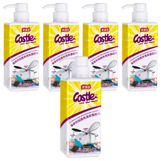 Castle 家適多 專業烘焙器具清潔濃縮液, 分解油漬、容易沖洗、絕無殘留, 500ml, 4瓶