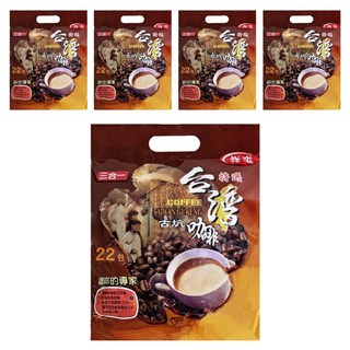 祥溢 古坑 三合一咖啡, 15g, 22包, 5袋