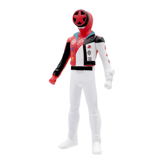 BANDAI 爆上戰隊 英雄軟膠系列 冠軍紅戰士, 1個