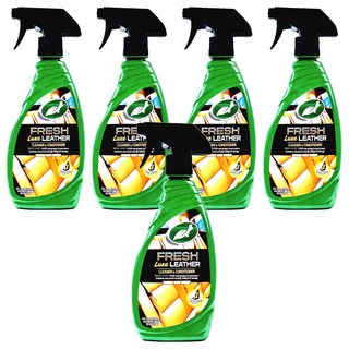 Turtle Wax 美國龜牌 Luxe Leather 皮革清潔及護理劑, 473ml, 5瓶